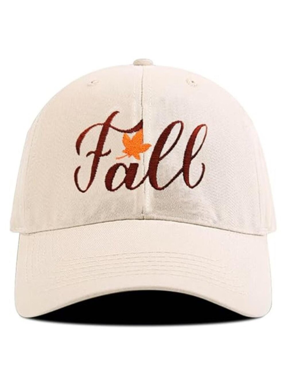 Fall Leaves Hat for Men Women, Autumn Maple Leaf Baseball Cap